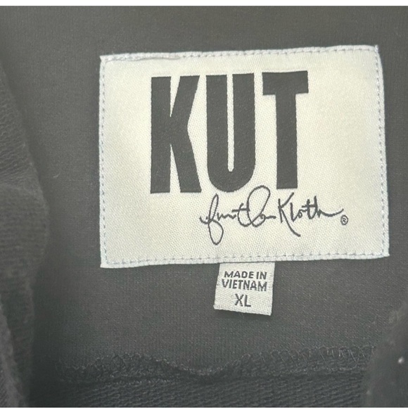 Kut From The Cloth NWOT Ruffle Black Cardigan Blazer- XL - Picture 3 of 3